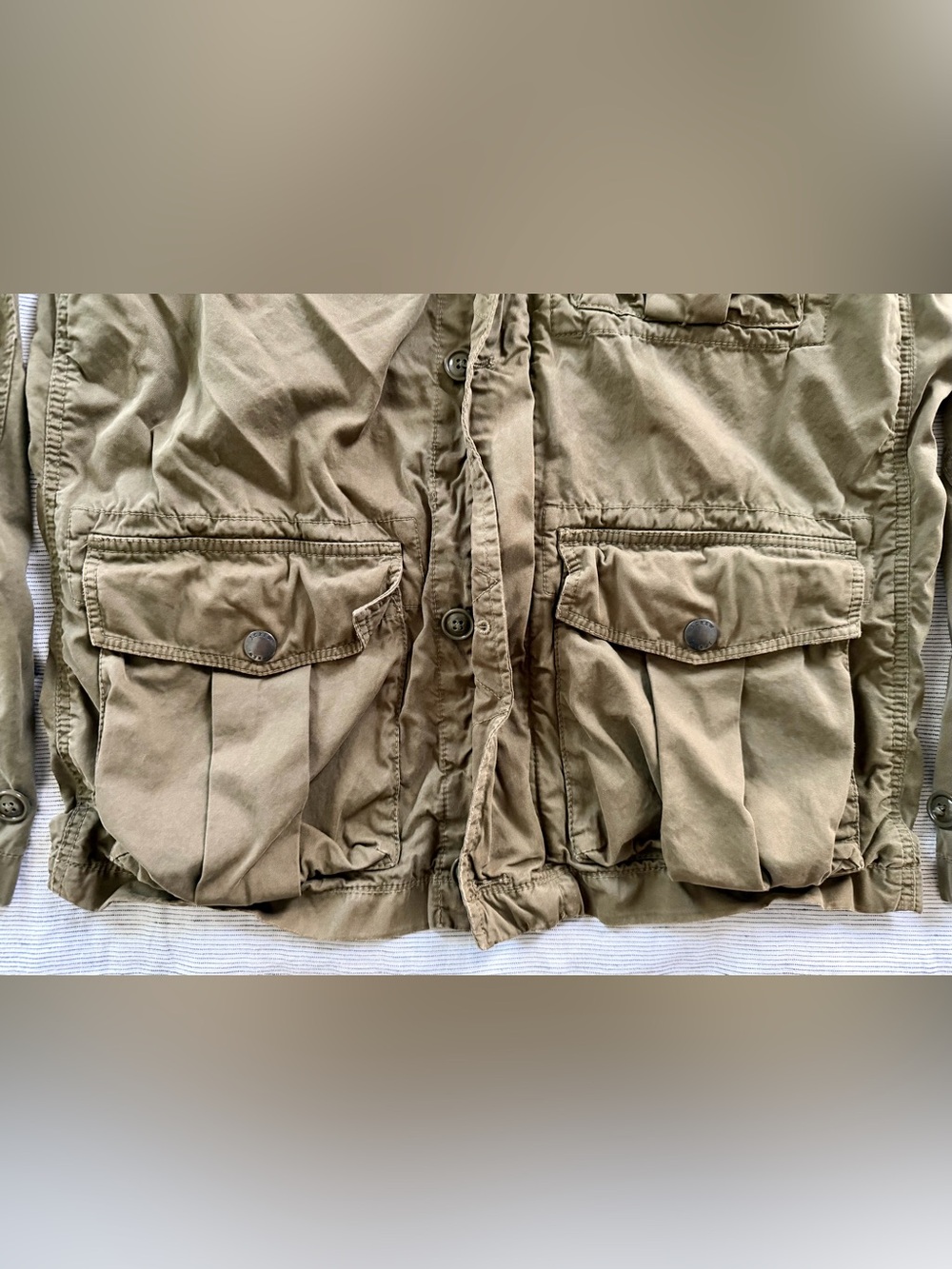 J.Crew Cadet Jacket - Fatigue Green - Vintage - Size Small - Picture 2 of 11
